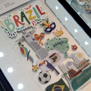 193◼️RECOLLECTIONS BRAZIL STICKERS